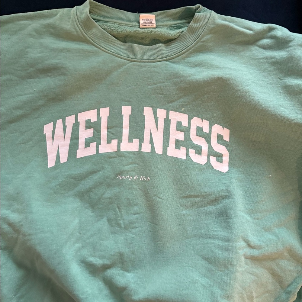 Sporty & Rich Mint Wellness Crewneck - Picture 4 of 5